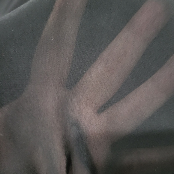 Lane Bryant Sheer Blouson Top - Picture 6 of 7